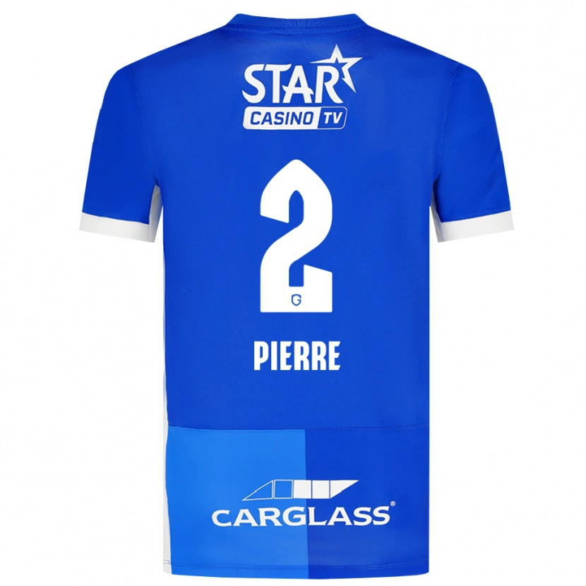 Danxen Homme Maillot Kayden Pierre #2 Bleu Moyen Royalbleu Blanc Tenues Domicile 2026/27 T-Shirt
