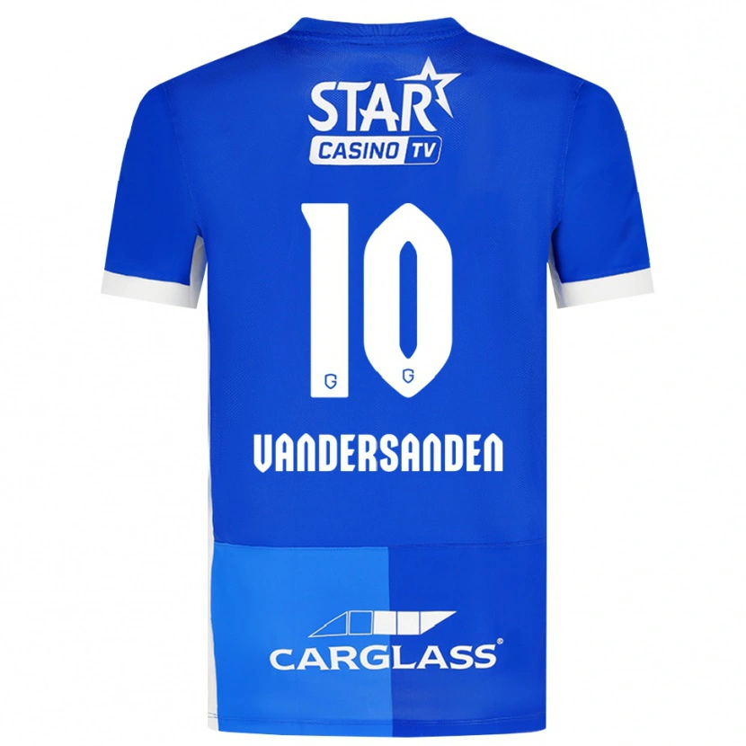 Danxen Homme Maillot Sien Vandersanden #10 Bleu Moyen Royalbleu Blanc Tenues Domicile 2026/27 T-Shirt