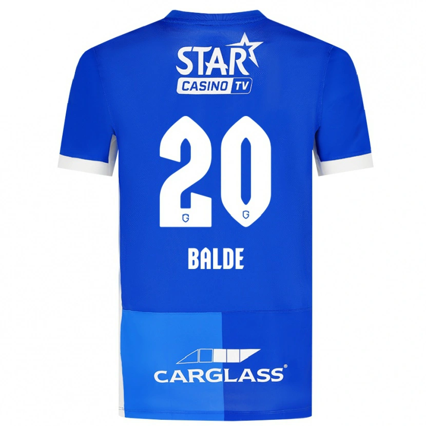 Danxen Homme Maillot Thierno Balde #20 Bleu Moyen Royalbleu Blanc Tenues Domicile 2026/27 T-Shirt