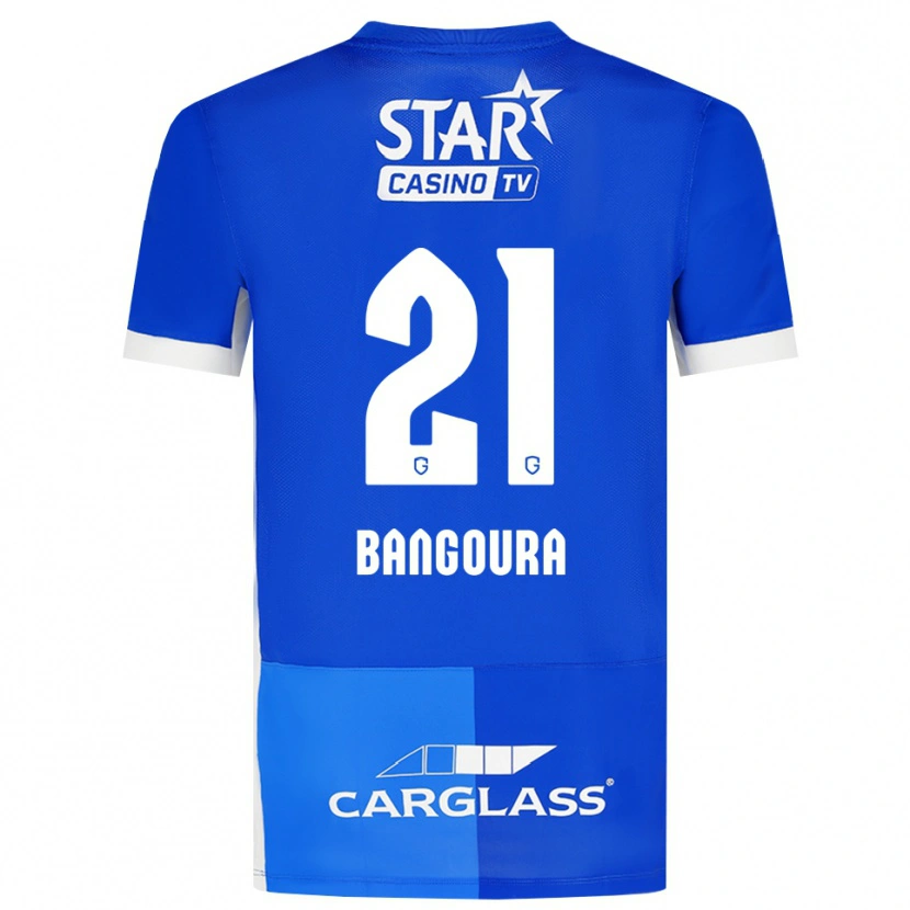 Danxen Homme Maillot Ibrahima Sory Bangoura #21 Bleu Moyen Royalbleu Blanc Tenues Domicile 2026/27 T-Shirt