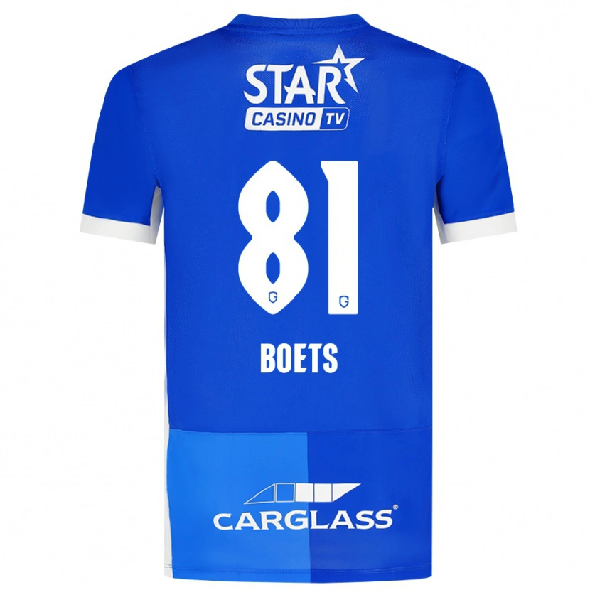 Danxen Homme Maillot Keo Boets #81 Bleu Moyen Royalbleu Blanc Tenues Domicile 2026/27 T-Shirt