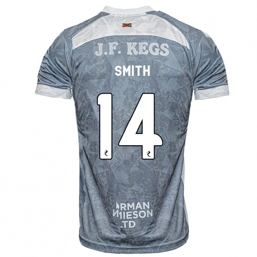 Danxen Homme Maillot Ellis Smith #14 Gris Ardoise Clair Tenues Extérieur 2026/27 T-Shirt