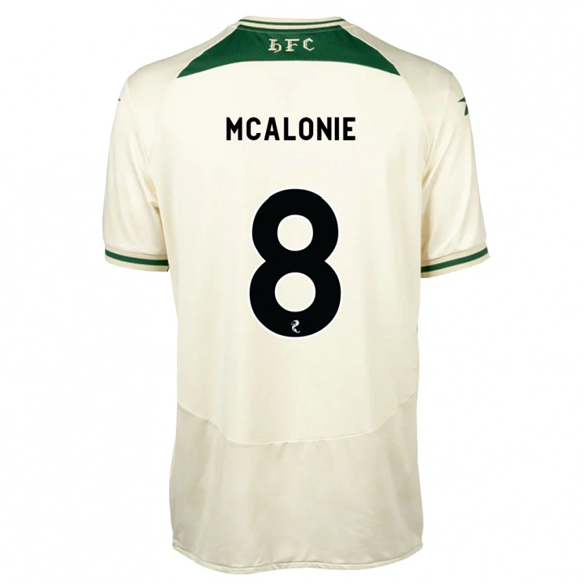 Danxen Homme Maillot Michaela Mcalonie #8 Blanc Forêt Tenues Extérieur 2026/27 T-Shirt