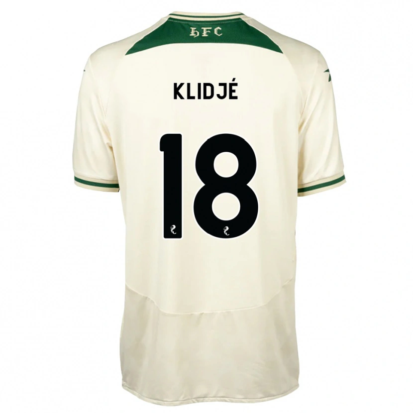 Danxen Homme Maillot Thibault Klidjé #18 Blanc Forêt Tenues Extérieur 2026/27 T-Shirt