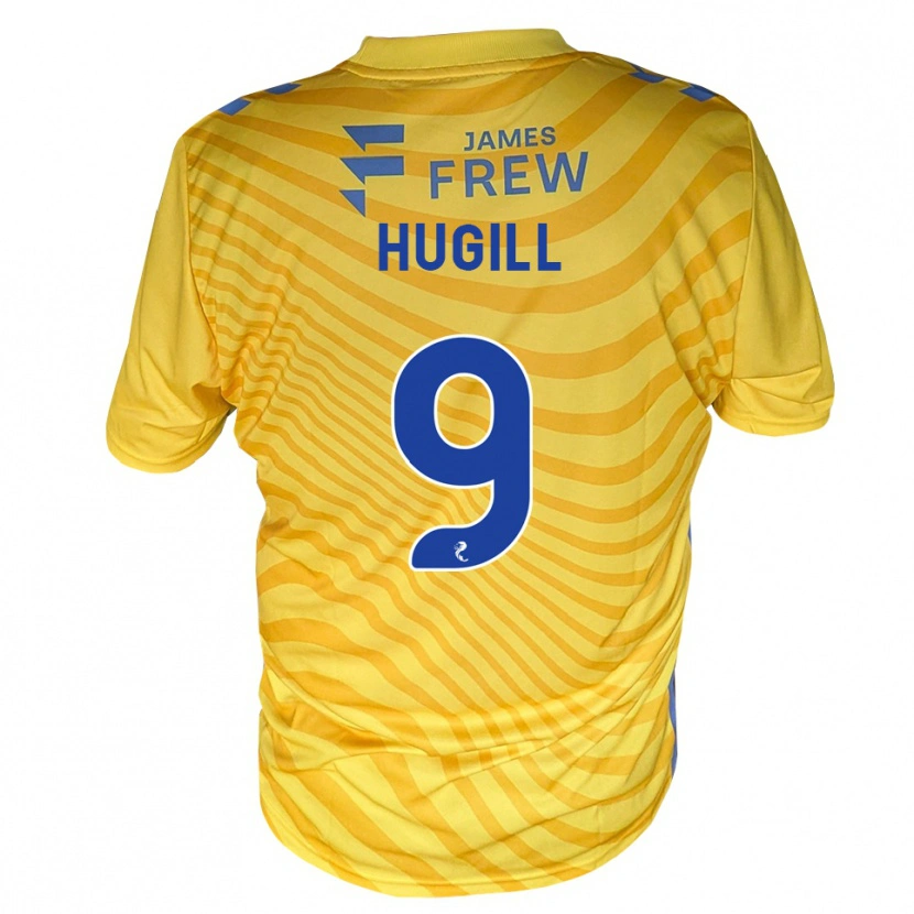 Danxen Homme Maillot Joe Hugill #9 Bleu Royal Jaune Tenues Extérieur 2026/27 T-Shirt