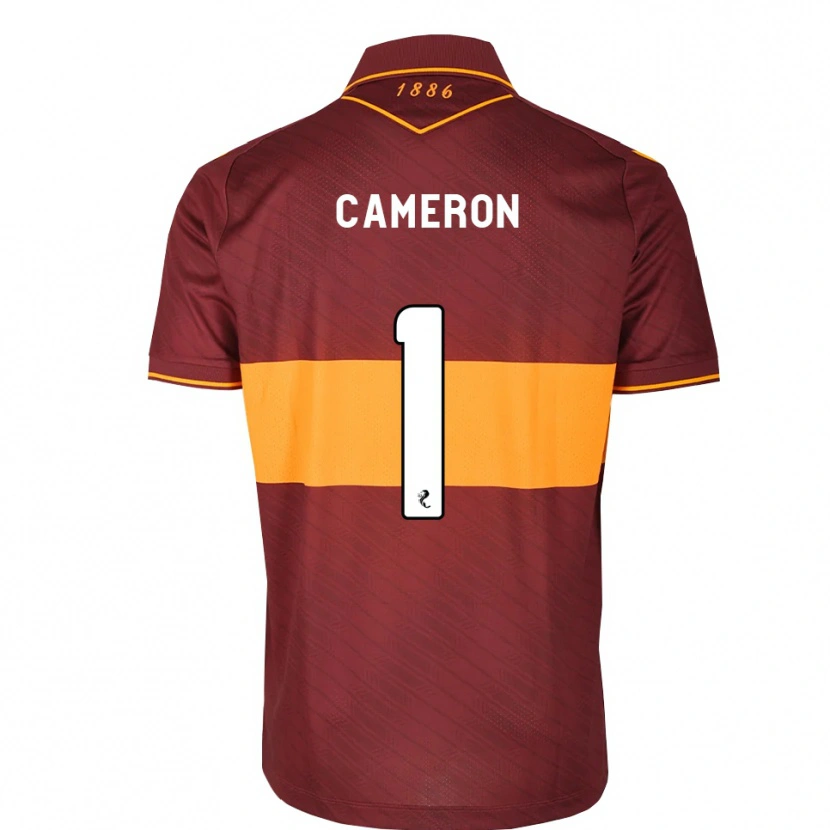 Danxen Homme Maillot Rebecca Cameron #1 Orange Marron Tenues Extérieur 2026/27 T-Shirt