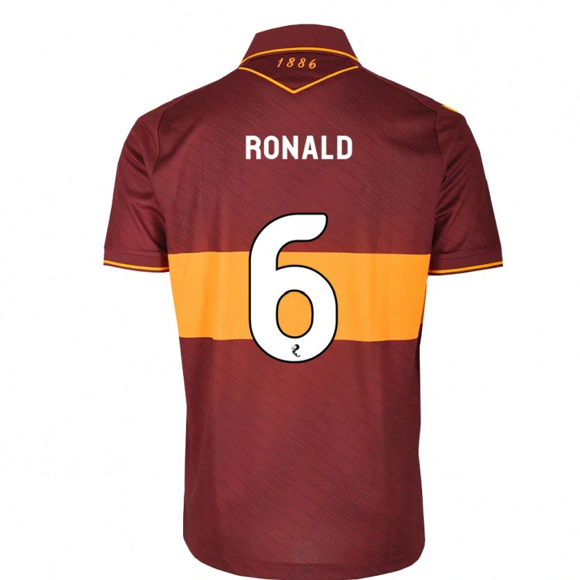 Danxen Homme Maillot Lucy Ronald #6 Orange Marron Tenues Extérieur 2026/27 T-Shirt