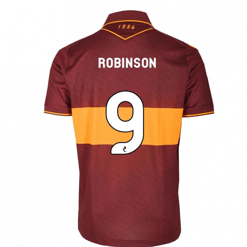 Danxen Homme Maillot Zach Robinson #9 Orange Marron Tenues Extérieur 2026/27 T-Shirt