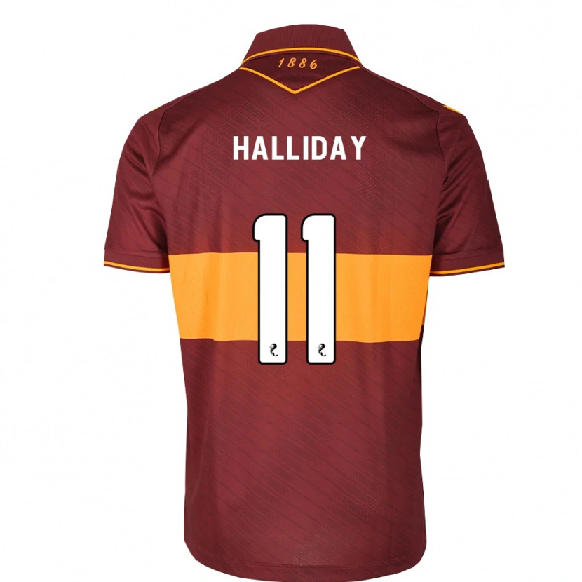 Danxen Homme Maillot Andy Halliday #11 Orange Marron Tenues Extérieur 2026/27 T-Shirt