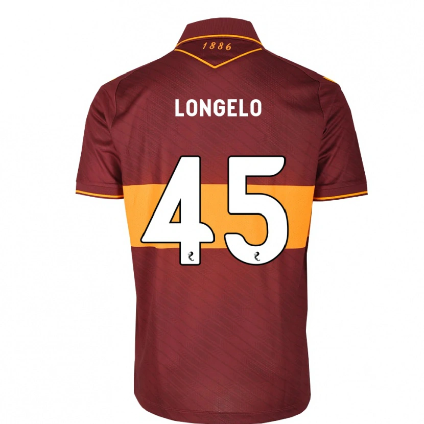 Danxen Homme Maillot Emmanuel Longelo #45 Orange Marron Tenues Extérieur 2026/27 T-Shirt
