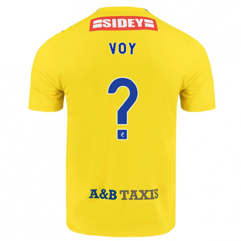 Danxen Homme Maillot Cole Voy #0 Jaune Bleu Noir Tenues Extérieur 2026/27 T-Shirt