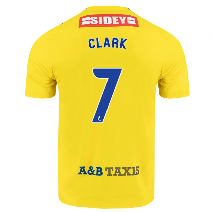 Danxen Homme Maillot Arran Clark #7 Jaune Bleu Noir Tenues Extérieur 2026/27 T-Shirt