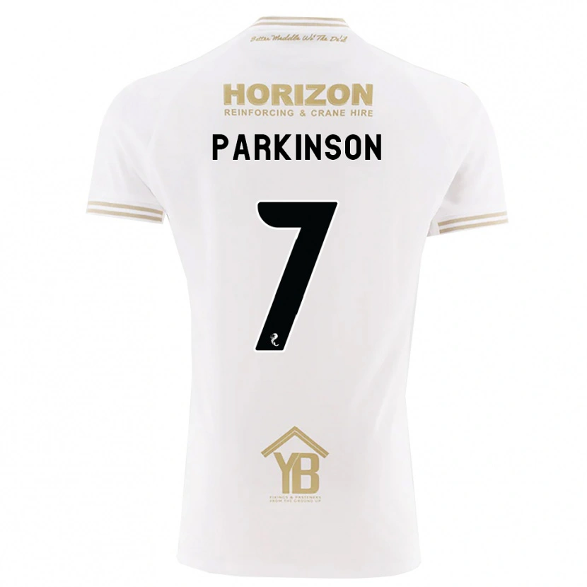 Danxen Homme Maillot Ben Parkinson #7 Blé Blanc Tenues Extérieur 2026/27 T-Shirt