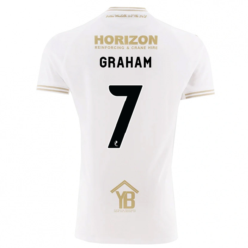 Danxen Homme Maillot Brian Graham #7 Blé Blanc Tenues Extérieur 2026/27 T-Shirt