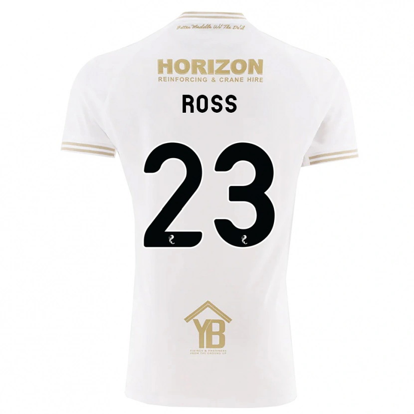 Danxen Homme Maillot Ethan Ross #23 Blé Blanc Tenues Extérieur 2026/27 T-Shirt