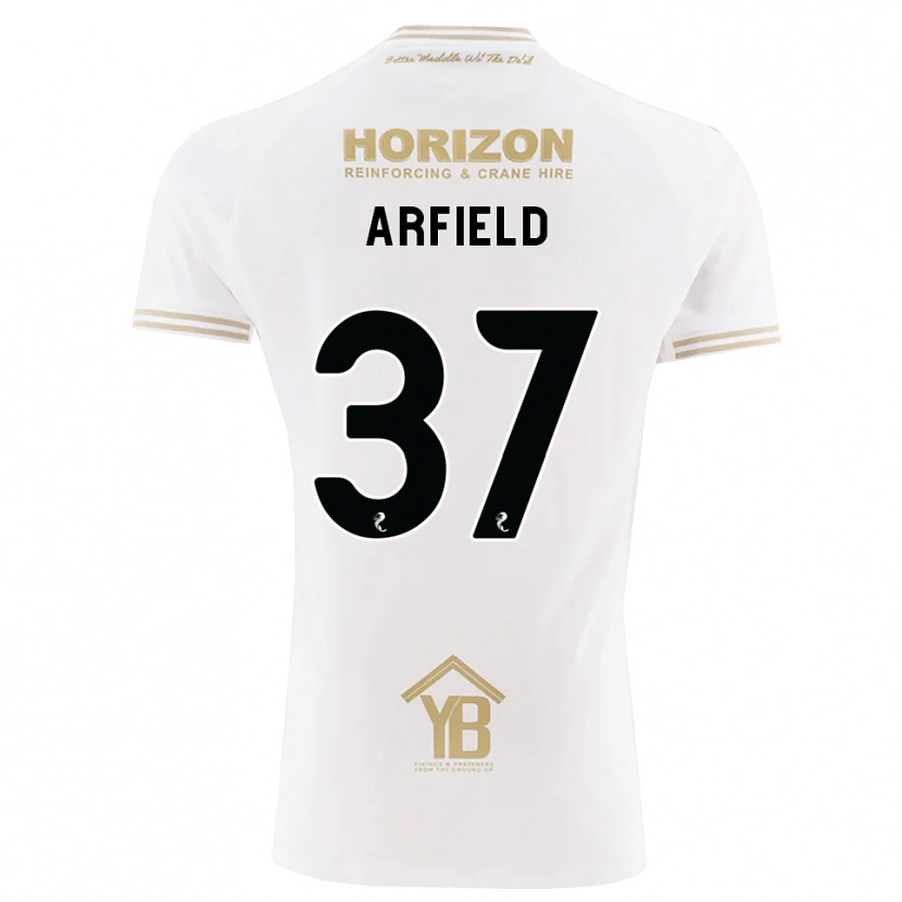 Danxen Homme Maillot Scott Arfield #37 Blé Blanc Tenues Extérieur 2026/27 T-Shirt