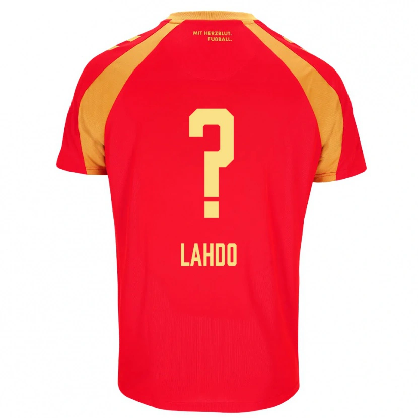 Danxen Homme Maillot Ninos Lahdo #0 Rouge Orange Noir Tenues Extérieur 2026/27 T-Shirt