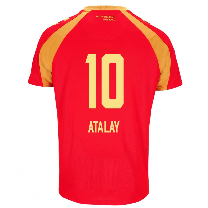 Danxen Homme Maillot Ibrahim Atalay #10 Rouge Orange Noir Tenues Extérieur 2026/27 T-Shirt
