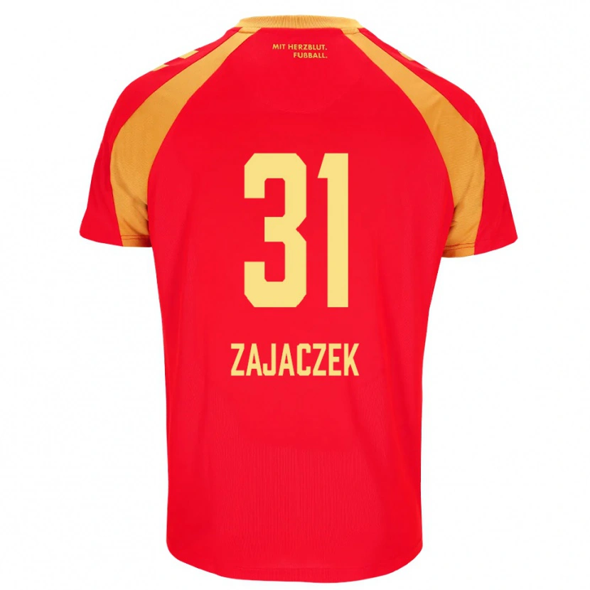 Danxen Homme Maillot Arne Zajaczek #31 Rouge Orange Noir Tenues Extérieur 2026/27 T-Shirt
