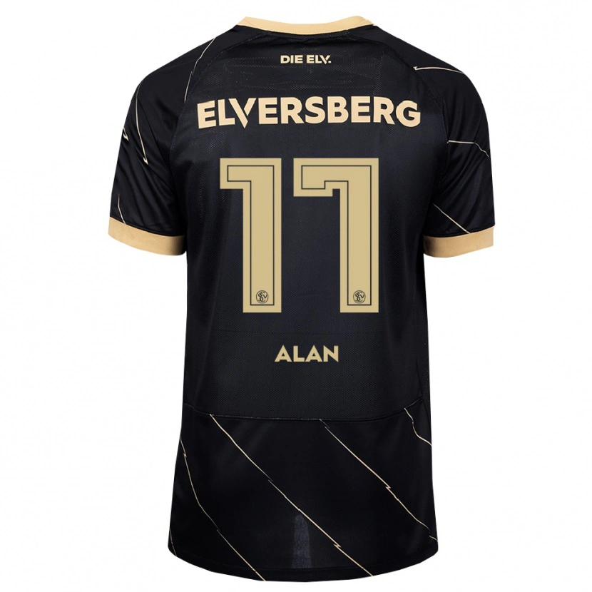 Danxen Homme Maillot Alan Rodriguez #17 Noir Marron Tenues Extérieur 2026/27 T-Shirt
