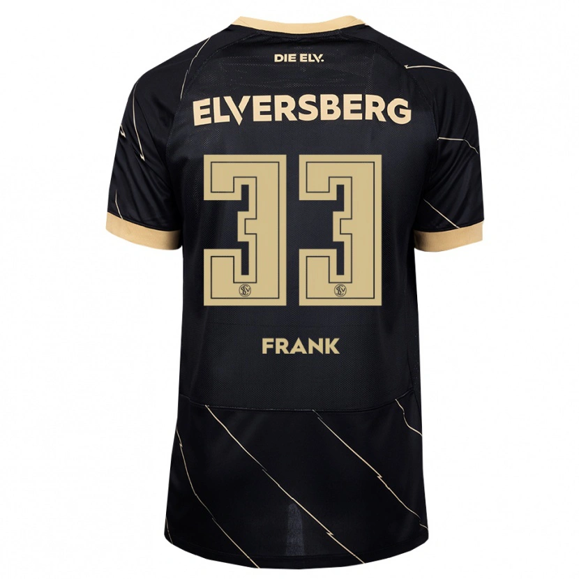 Danxen Homme Maillot Ronja Frank #33 Noir Marron Tenues Extérieur 2026/27 T-Shirt