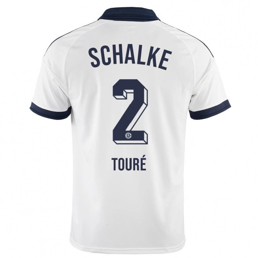 Danxen Homme Maillot Tidiane Touré #2 Noir Blanc Tenues Extérieur 2026/27 T-Shirt