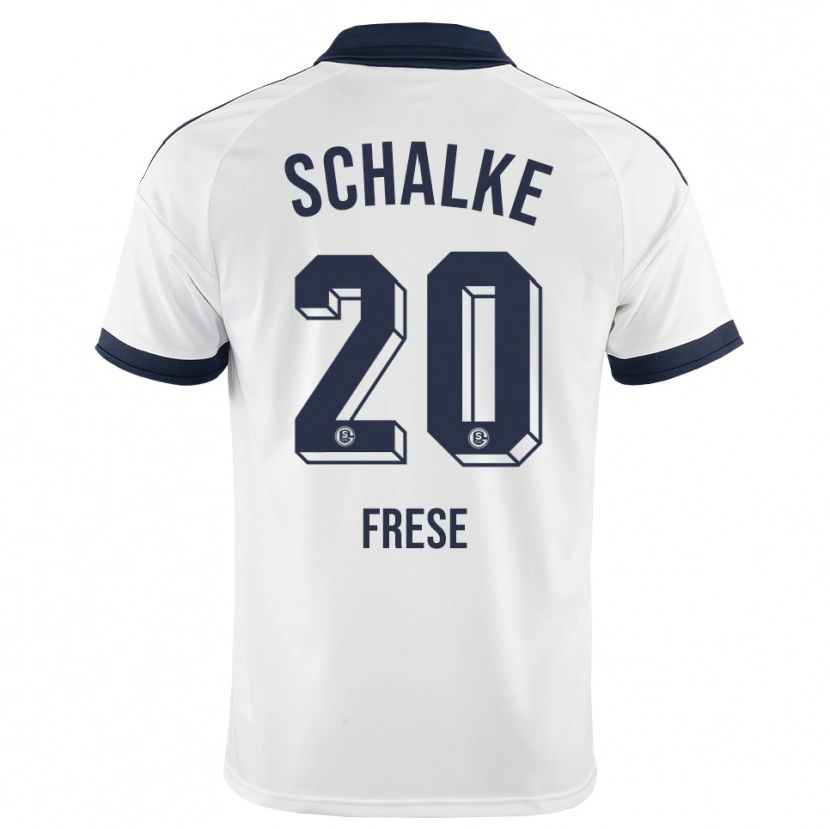 Danxen Homme Maillot Niklas Frese #20 Noir Blanc Tenues Extérieur 2026/27 T-Shirt