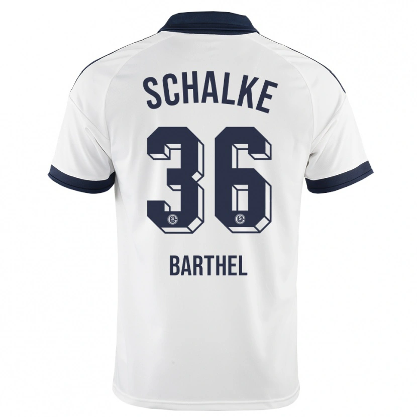 Danxen Homme Maillot Niklas Barthel #36 Noir Blanc Tenues Extérieur 2026/27 T-Shirt