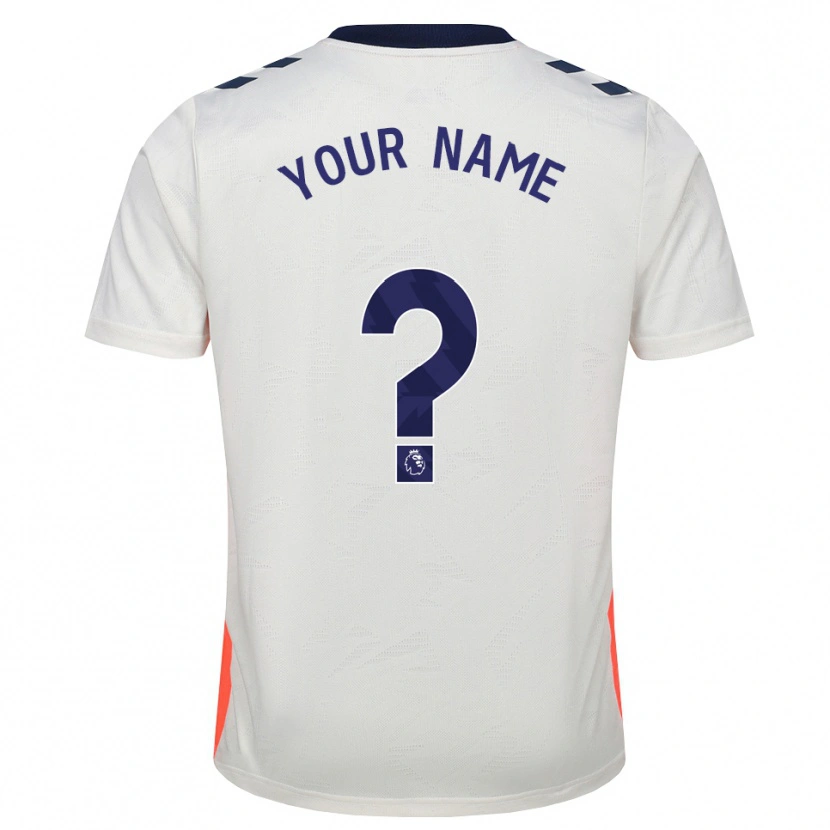 Danxen Homme Maillot Votre Nom #0 Blanc Orange Bleu Royal Tenues Extérieur 2026/27 T-Shirt