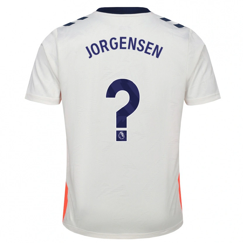 Danxen Homme Maillot Oscar Jorgensen #0 Blanc Orange Bleu Royal Tenues Extérieur 2026/27 T-Shirt