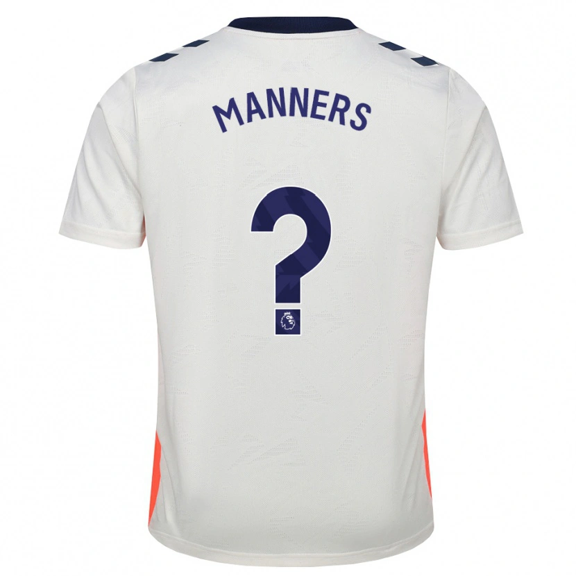 Danxen Homme Maillot Charlie Manners #0 Blanc Orange Bleu Royal Tenues Extérieur 2026/27 T-Shirt