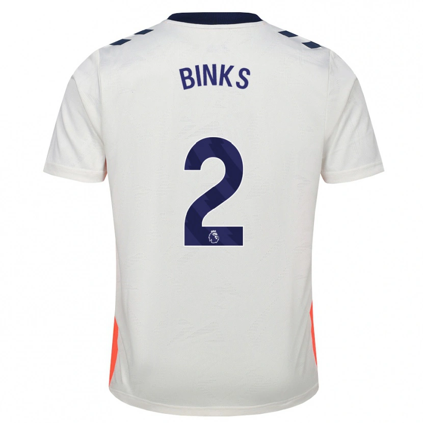 Danxen Homme Maillot Luis Binks #2 Blanc Orange Bleu Royal Tenues Extérieur 2026/27 T-Shirt