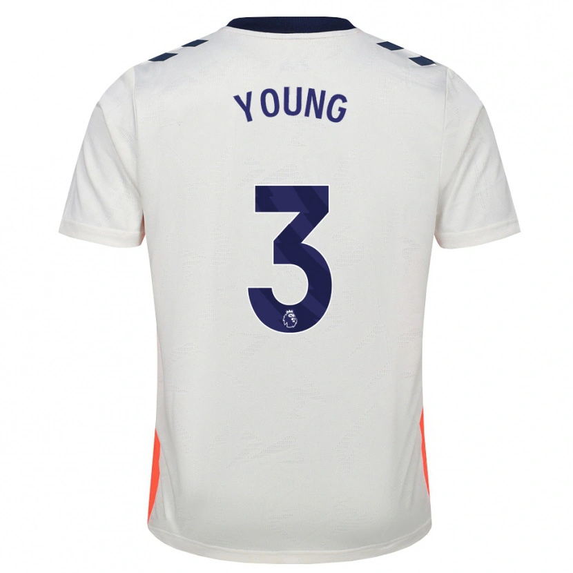 Danxen Homme Maillot Shay Young #3 Blanc Orange Bleu Royal Tenues Extérieur 2026/27 T-Shirt