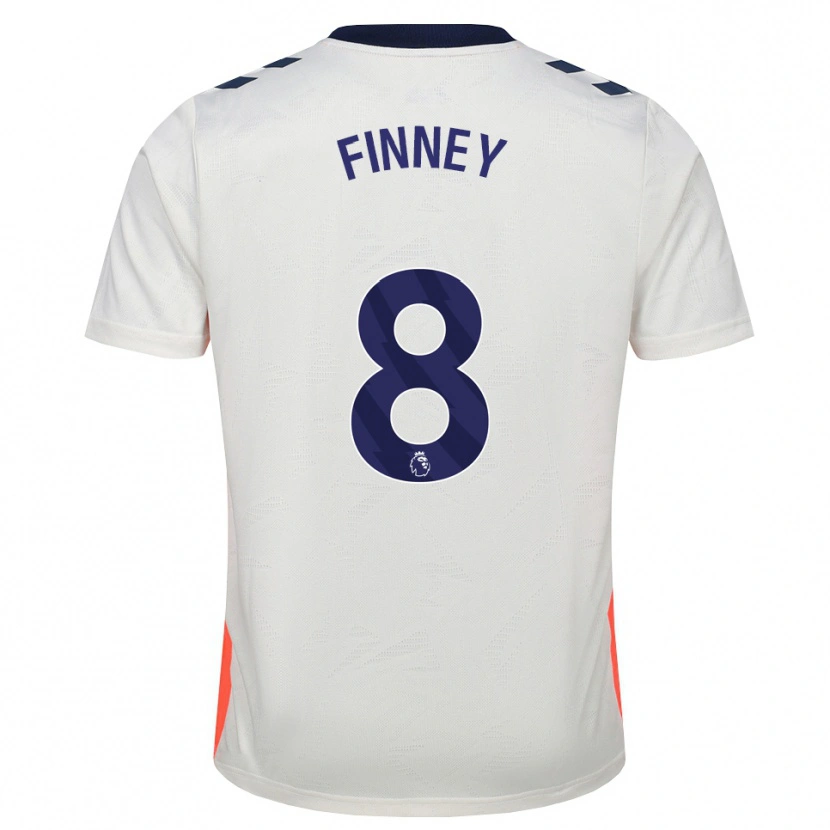 Danxen Homme Maillot Charlie Finney #8 Blanc Orange Bleu Royal Tenues Extérieur 2026/27 T-Shirt