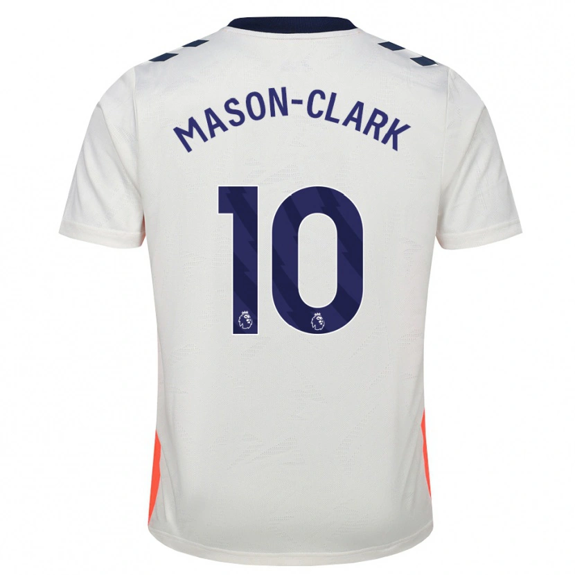 Danxen Homme Maillot Ephron Mason-Clark #10 Blanc Orange Bleu Royal Tenues Extérieur 2026/27 T-Shirt