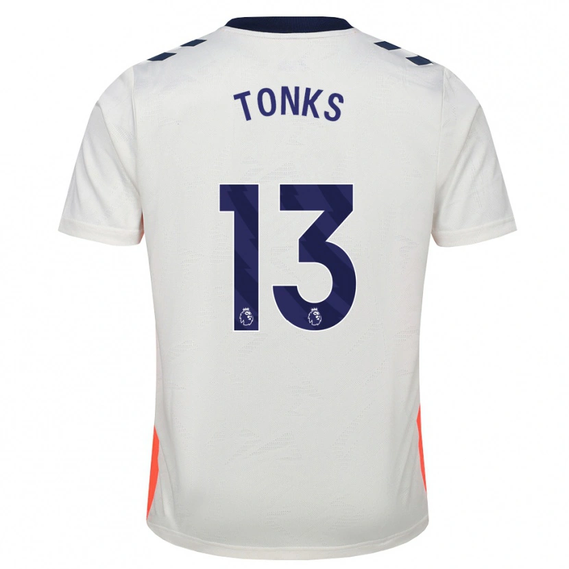 Danxen Homme Maillot Harrison Tonks #13 Blanc Orange Bleu Royal Tenues Extérieur 2026/27 T-Shirt