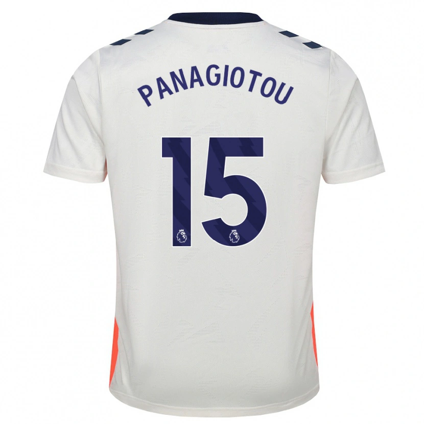 Danxen Homme Maillot Constantine Panagiotou #15 Blanc Orange Bleu Royal Tenues Extérieur 2026/27 T-Shirt
