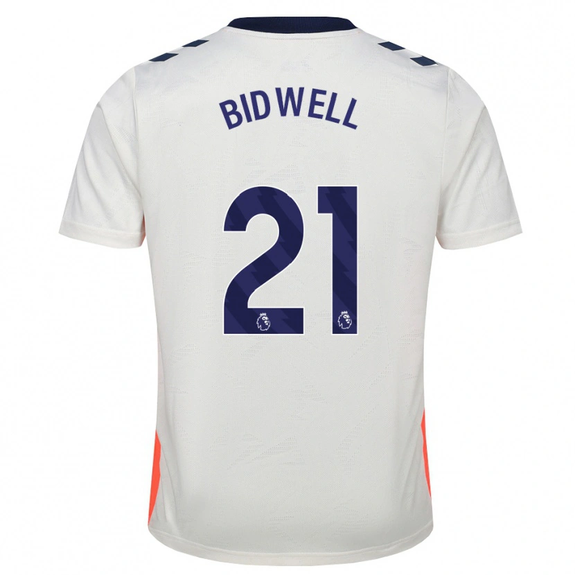 Danxen Homme Maillot Jake Bidwell #21 Blanc Orange Bleu Royal Tenues Extérieur 2026/27 T-Shirt