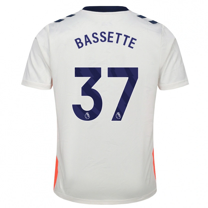 Danxen Homme Maillot Norman Bassette #37 Blanc Orange Bleu Royal Tenues Extérieur 2026/27 T-Shirt