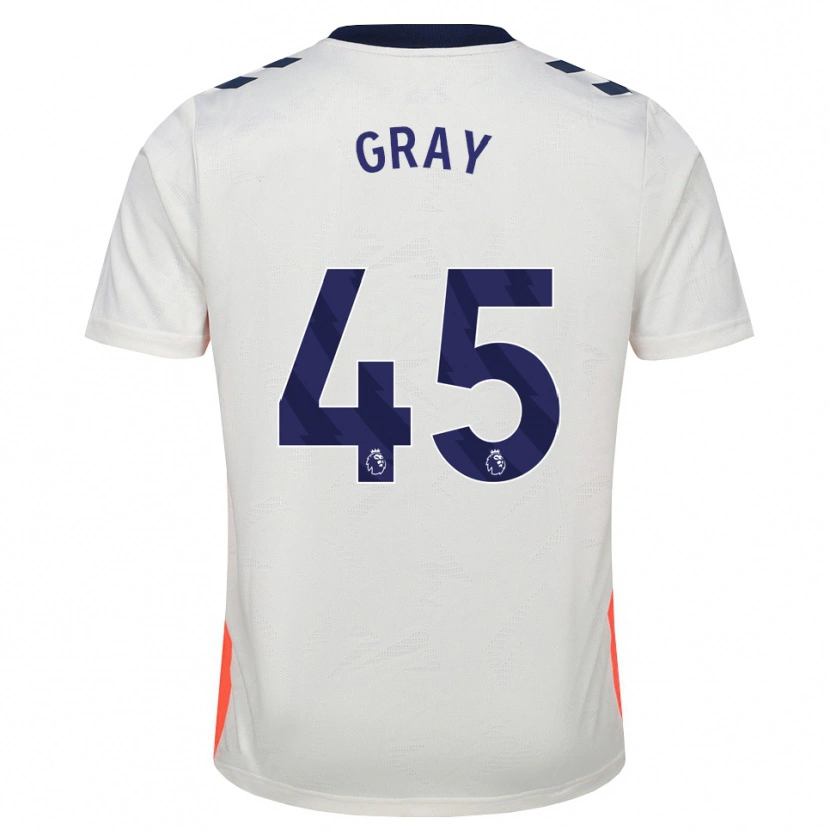 Danxen Homme Maillot Harrison Gray #45 Blanc Orange Bleu Royal Tenues Extérieur 2026/27 T-Shirt
