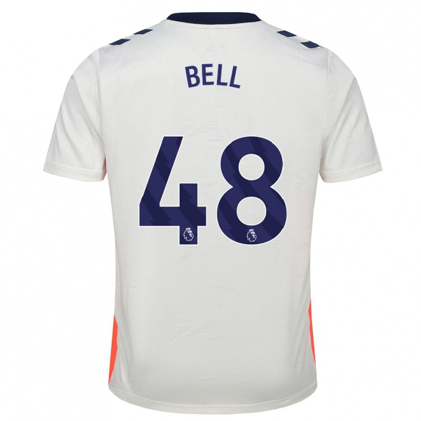 Danxen Homme Maillot Luke Bell #48 Blanc Orange Bleu Royal Tenues Extérieur 2026/27 T-Shirt