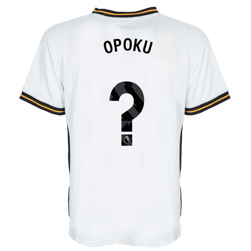 Danxen Homme Maillot Sam Opoku #0 Blanc Orange Noir Tenues Extérieur 2026/27 T-Shirt