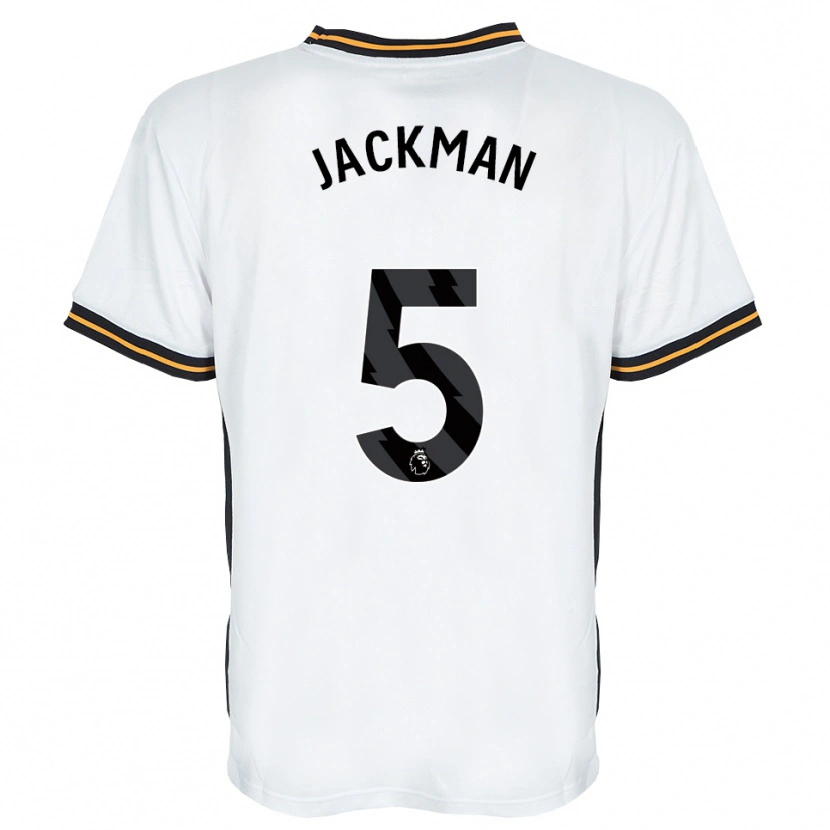 Danxen Homme Maillot Ellice Jackman #5 Blanc Orange Noir Tenues Extérieur 2026/27 T-Shirt