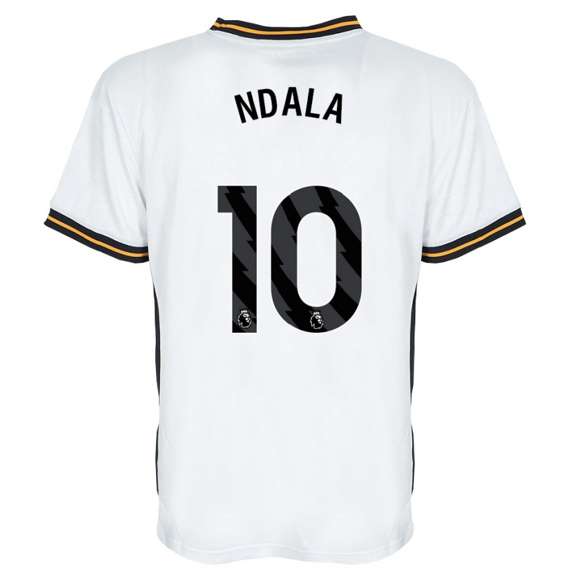Danxen Homme Maillot Joel Ndala #10 Blanc Orange Noir Tenues Extérieur 2026/27 T-Shirt