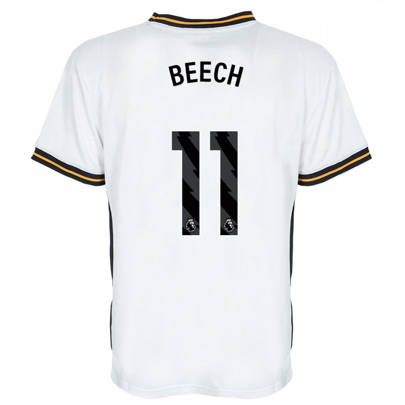 Danxen Homme Maillot Rebecca Beech #11 Blanc Orange Noir Tenues Extérieur 2026/27 T-Shirt