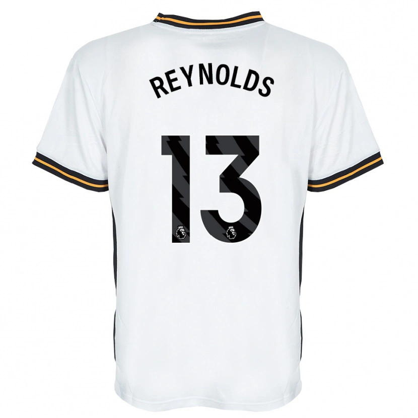 Danxen Homme Maillot Kerr Reynolds #13 Blanc Orange Noir Tenues Extérieur 2026/27 T-Shirt