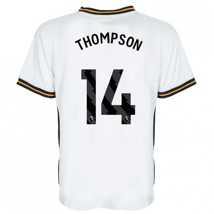 Danxen Homme Maillot Katie Thompson #14 Blanc Orange Noir Tenues Extérieur 2026/27 T-Shirt