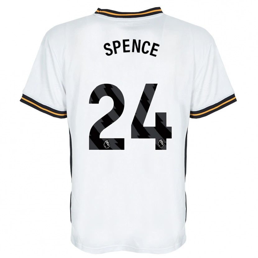 Danxen Homme Maillot Emily Spence #24 Blanc Orange Noir Tenues Extérieur 2026/27 T-Shirt