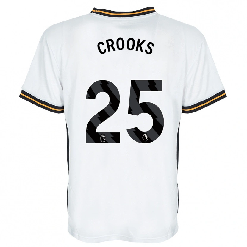 Danxen Homme Maillot Matt Crooks #25 Blanc Orange Noir Tenues Extérieur 2026/27 T-Shirt