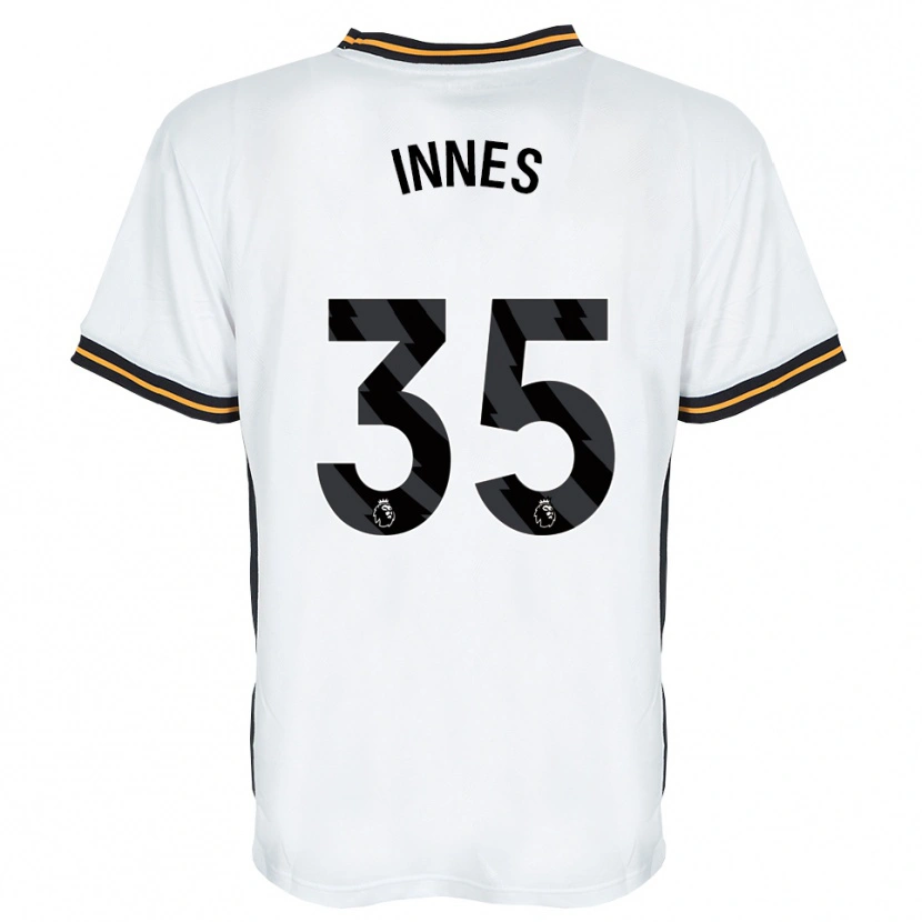 Danxen Homme Maillot Emma Innes #35 Blanc Orange Noir Tenues Extérieur 2026/27 T-Shirt